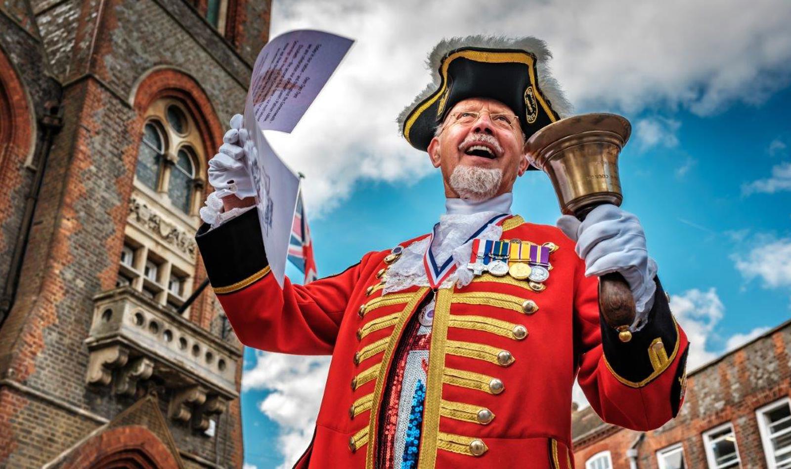 Town Crier Brian Sylvester