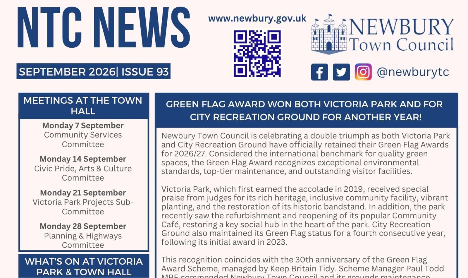 September 2026 NTC News