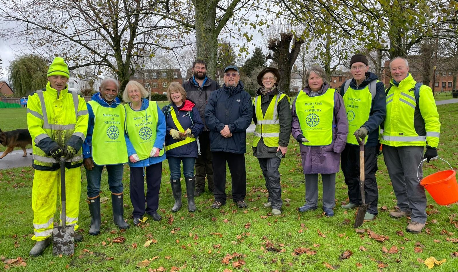 Volunteers Purple For Polio Rotary Club Victoria Park 1