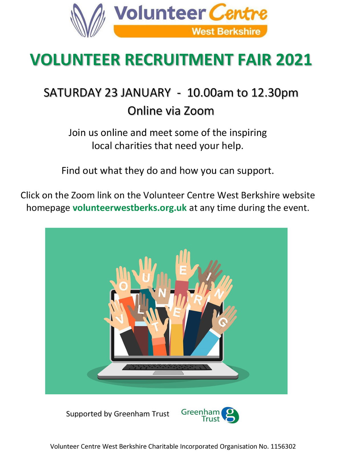 Volunteer Fair A4 Poster (1)